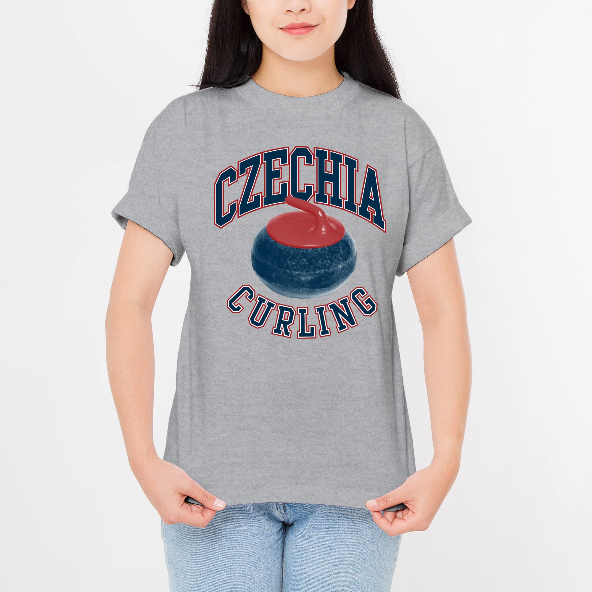 Curling Winter Sports Games T-Shirt - Fun Ice Sport Apparel for Athletes & Fans - Perfect for Competitions, Casual Wear & Team Events