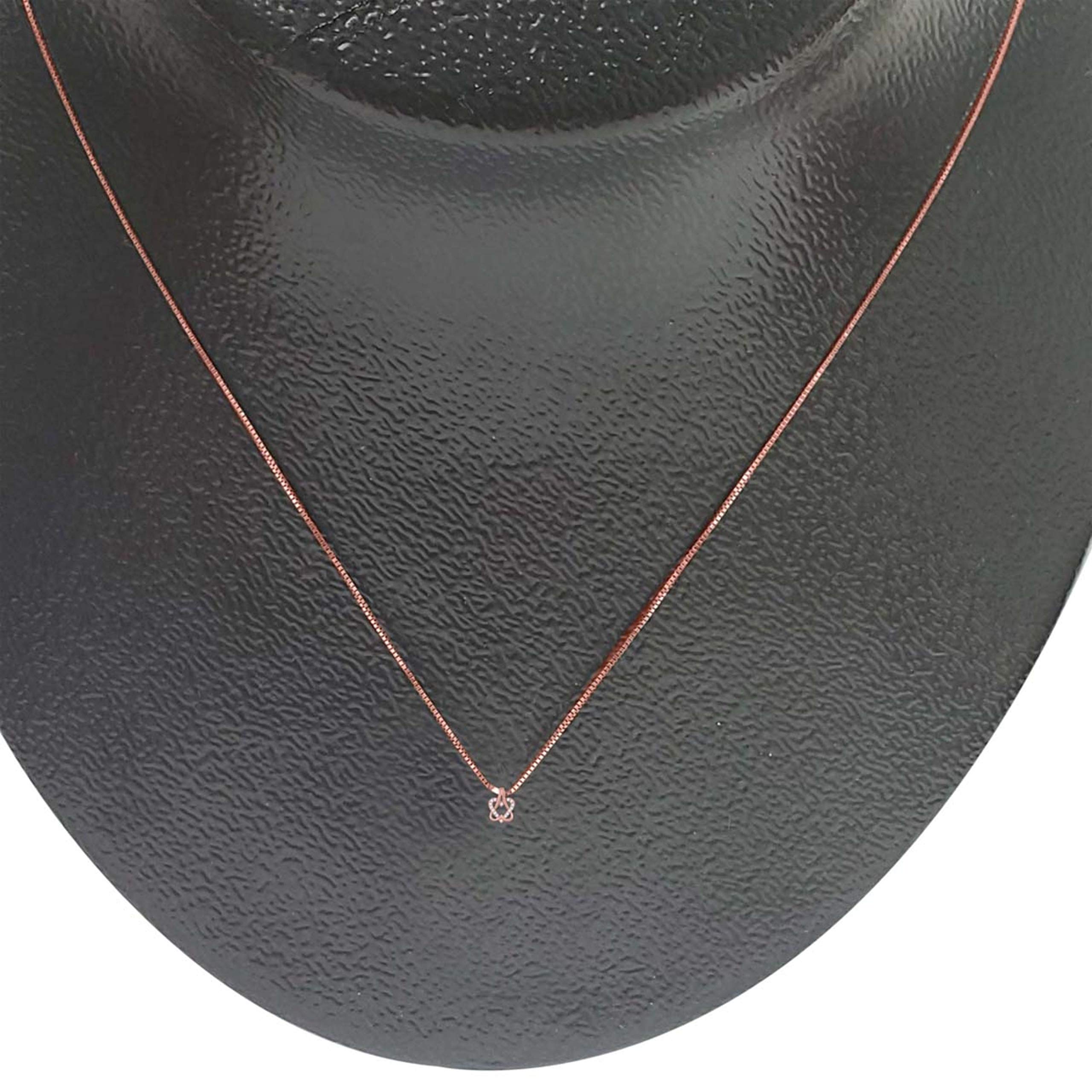 0.25 Carat Natural White Diamond Heart Pendant Necklace for Women - 14K Rose, White & Yellow Gold Plated Over 925 Sterling Silver with 18