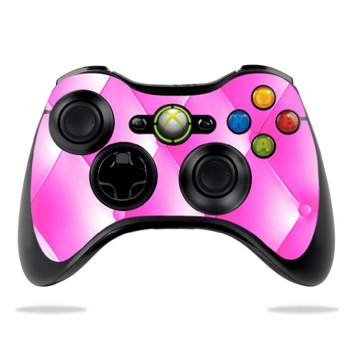 Protective Vinyl Skin Decal Wrap Sticker for Microsoft Xbox 360 Controller - Pink Upholstery Design | Perfect for Gaming, Customization & Controller Protection