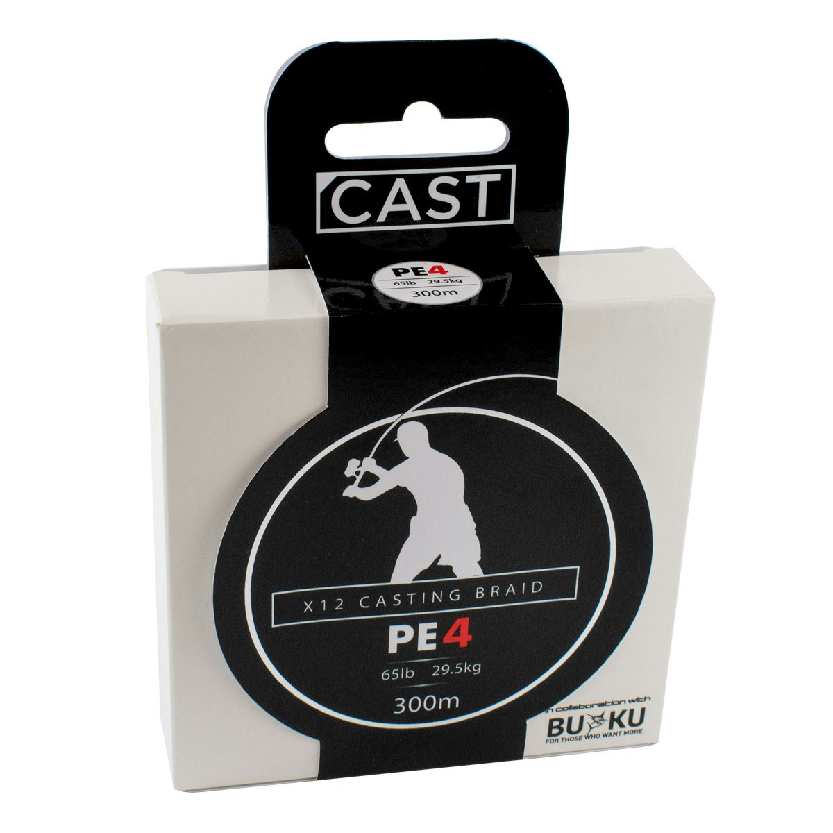 Cast Buku Casting Braid X12 - Premium Fishing Line for Saltwater & Freshwater - Perfect for Surf Fishing, Pier Fishing & Offshore Angling