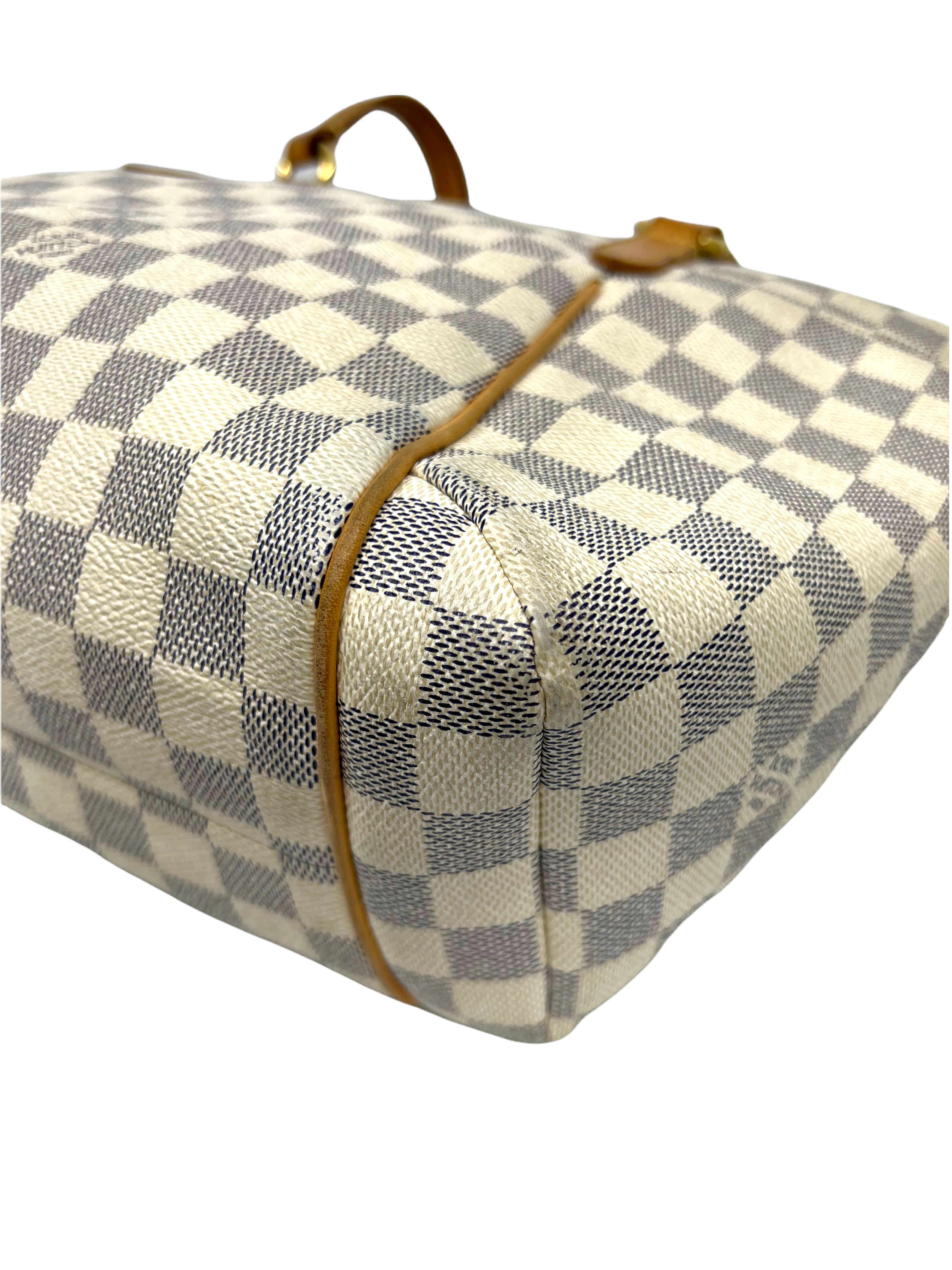 Authentic Louis Vuitton Damier Azur Canvas Totally PM Handbag - Stylish Women's Shoulder Bag for Work, Travel & Everyday Use