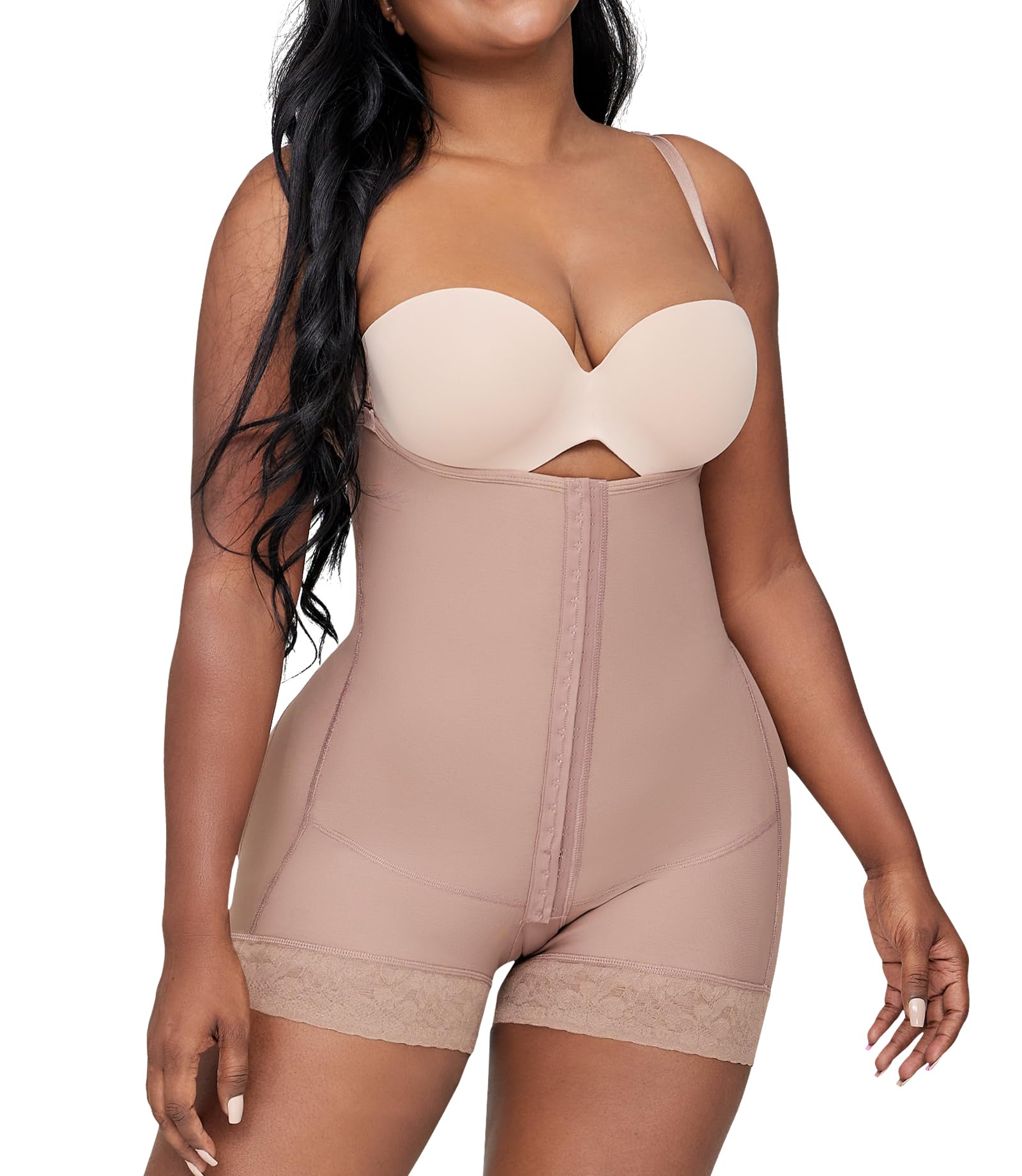 Best CURVEEZ Shapewear for Women - High Compression Tummy Control & Butt Lifter Fajas Colombianas - Thigh Slimmer Body Shaper for Everyday Wear, Special Occasions & Postpartum Recovery