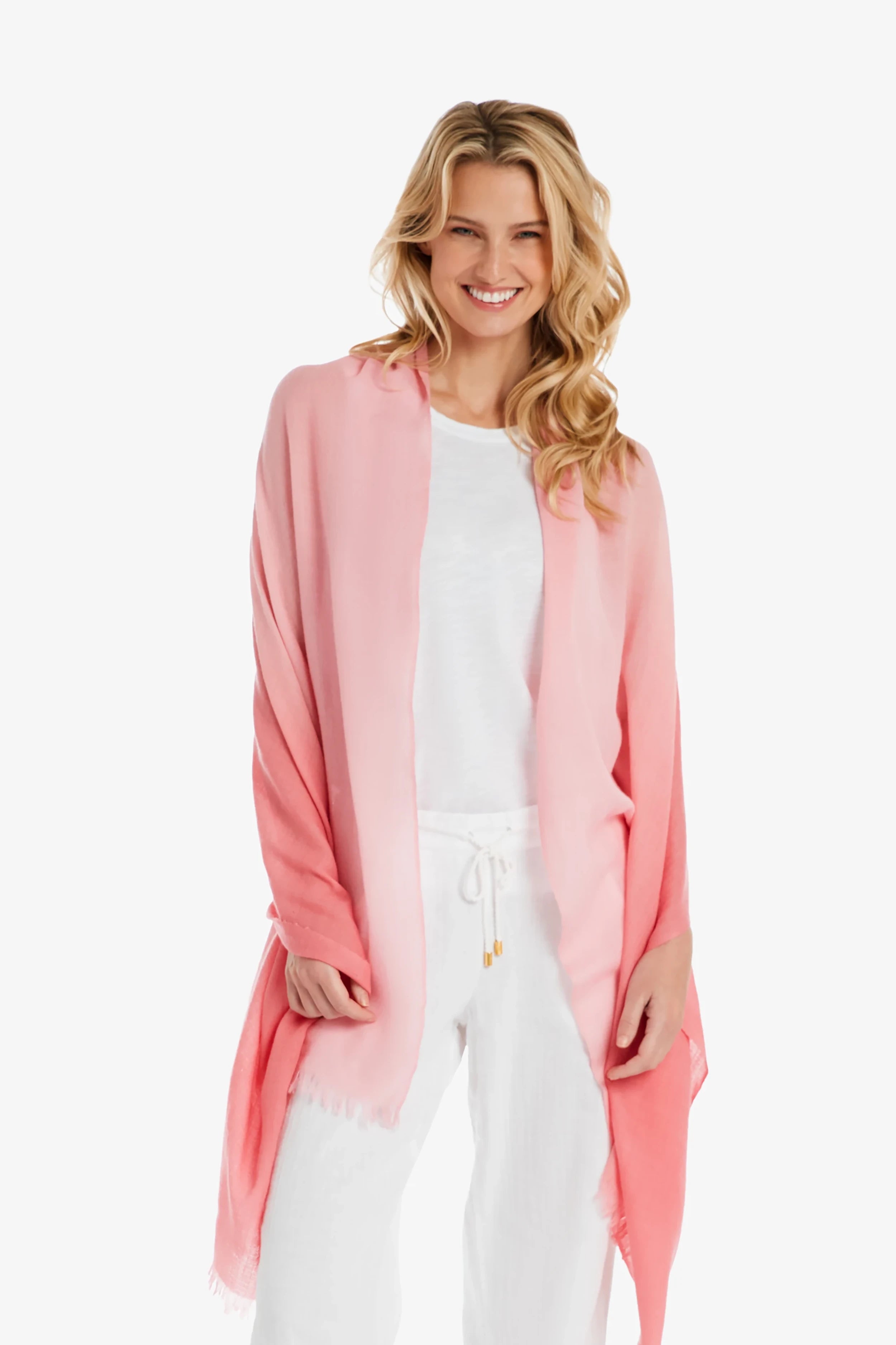 Essential Wrap Scarf - Soft Petal Pink Shawl for Women | Perfect for Fall, Winter & Everyday Outfits