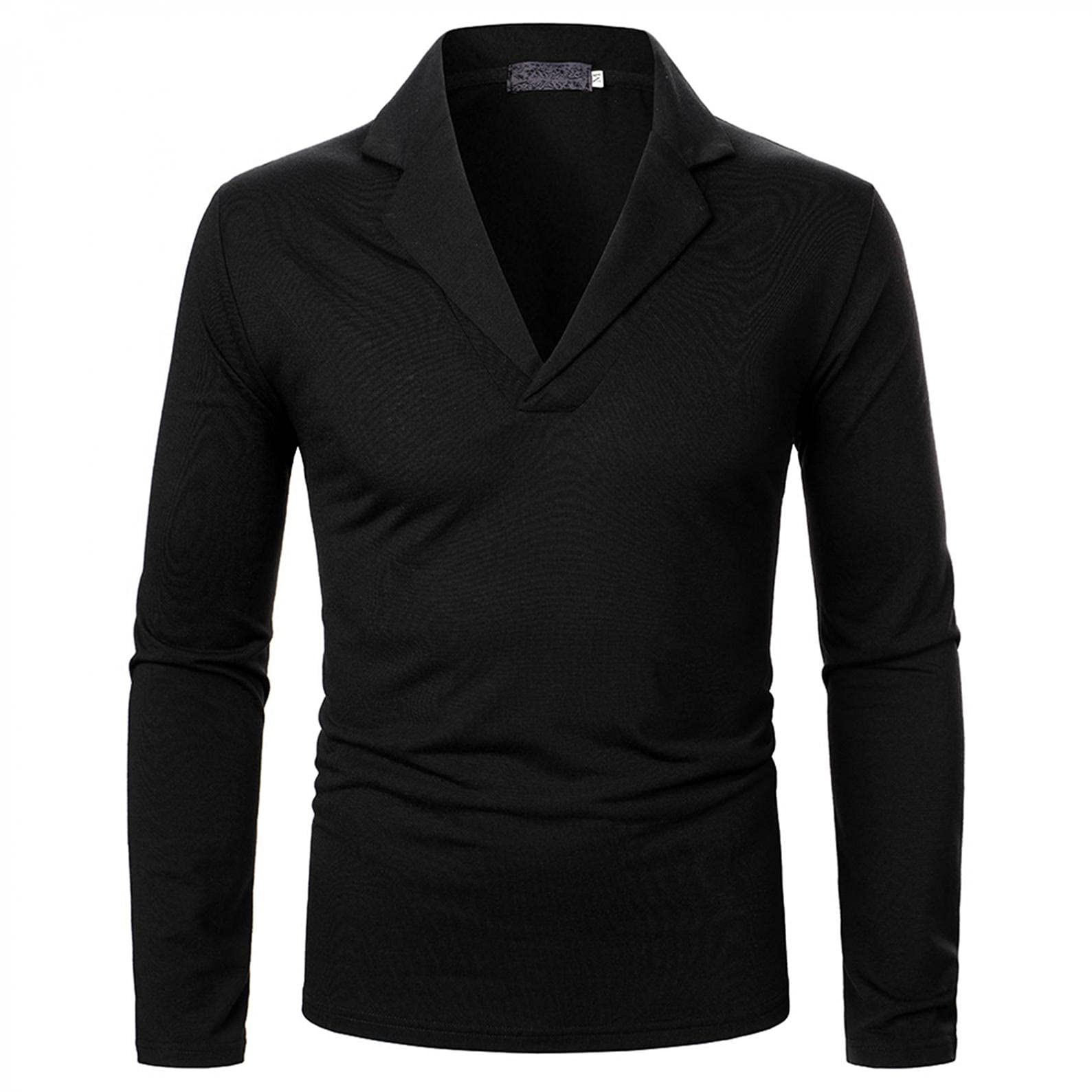 Men's Slim Fit Oxford Dress Shirt - Classic Notch Lapel Long Sleeve Poplin Work Shirt & V-Neck Sweatshirt Set | Business Casual Office Wear, Formal Events & Everyday Outfits