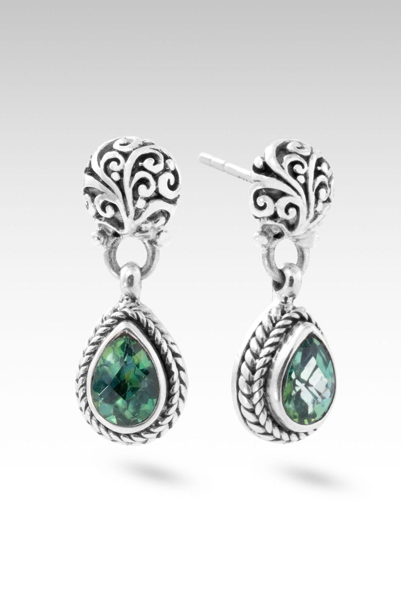 Never Lose Hope Earrings™ - Bali Hai™ Mystic Topaz Gemstone Jewelry for Women | Elegant Dangle Earrings for Everyday Wear, Parties & Special Occasions
