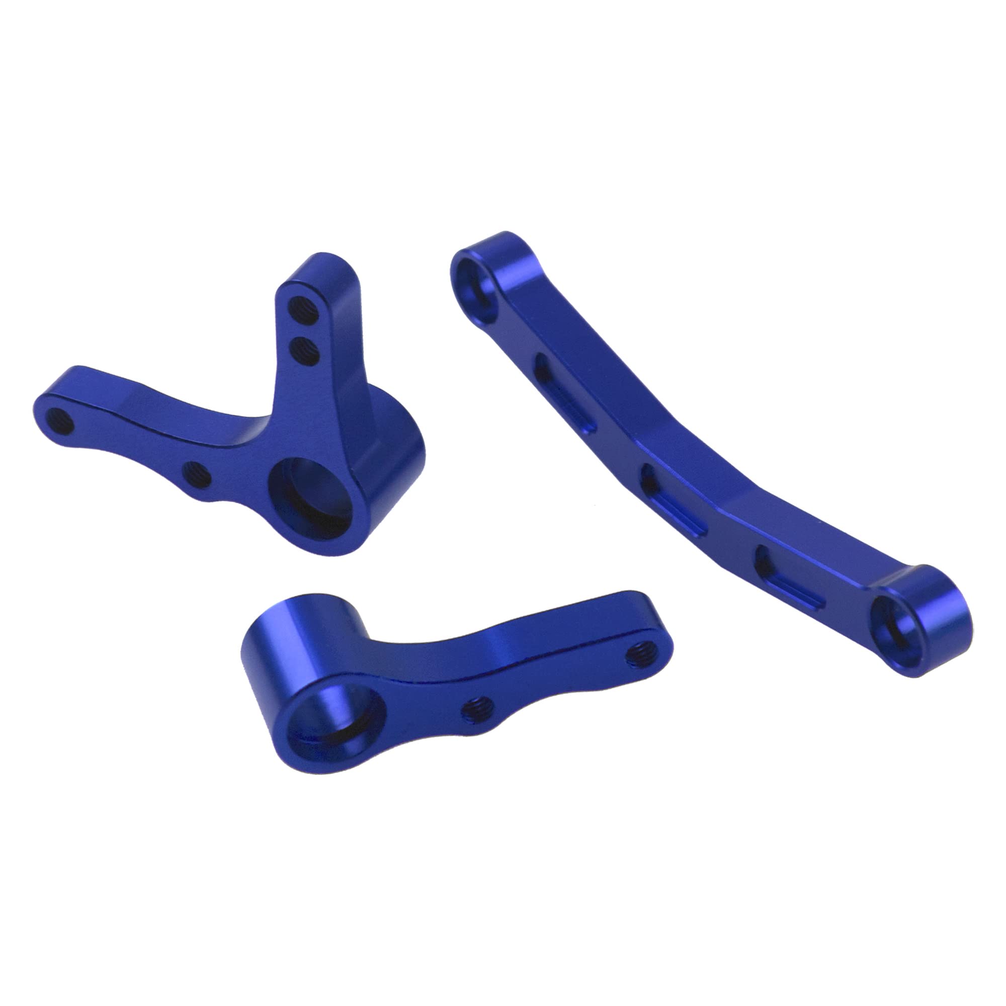 ShareGoo RC Steering Assembly & Clutch Set with Bearing - Compatible with Redcat Blackout XTE/XBE/SC Pro 1/10 RC Monster Truck - Upgrade Parts for Enhanced Control & Durability (Blue) - Perfect for Off-Road Racing & RC Car Performance Upgrades