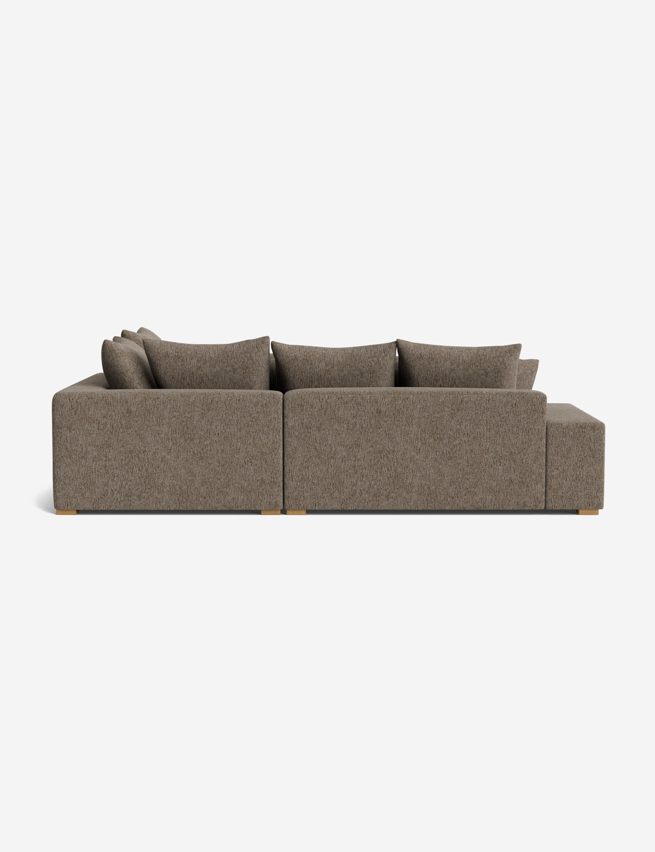Stylish Clayton Sectional Sofa - Modern L-Shaped Couch for Living Room, Home Theater & Lounge Areas | Comfortable Fabric Upholstery & Spacious Seating