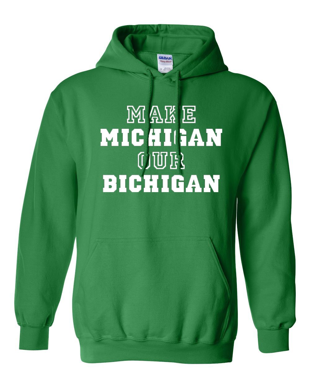 Make Michigan Our Bichigan Adult Hoodie Sweatshirt - Comfortable Pullover for Men & Women - Perfect for Casual Wear, College Game Days, and Outdoor Activities