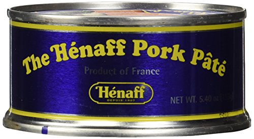 Hénaff French Pork Pâté - 96% Pure Pork, 153g Can | Authentic French Pâté for Charcuterie Boards, Sandwiches & Gourmet Appetizers