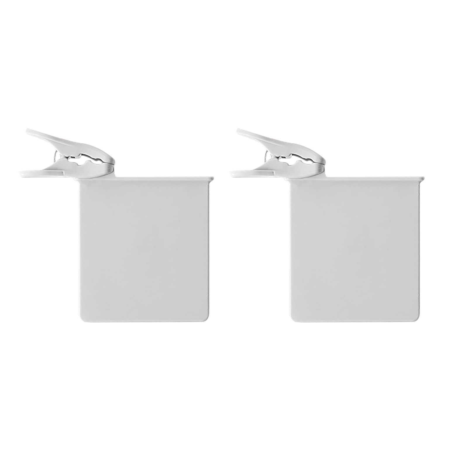 Adjustable Clear Plastic Refrigerator Organizer - 2-Pack Snap Storage Box for Fridge, Kitchen & Office Supplies | Space-Saving Divider for Food Containers, Snacks & Beverages