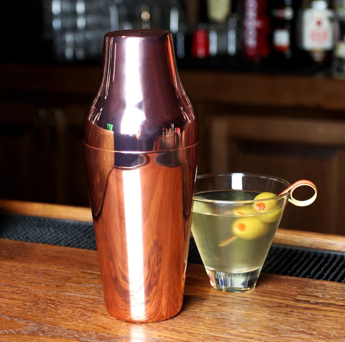 BarConic® French Style Cocktail Shakers Set (2-Piece, 20 oz) - Professional Bartender Tools for Mixing Drinks - Perfect for Home Bars, Parties & Cocktail Making