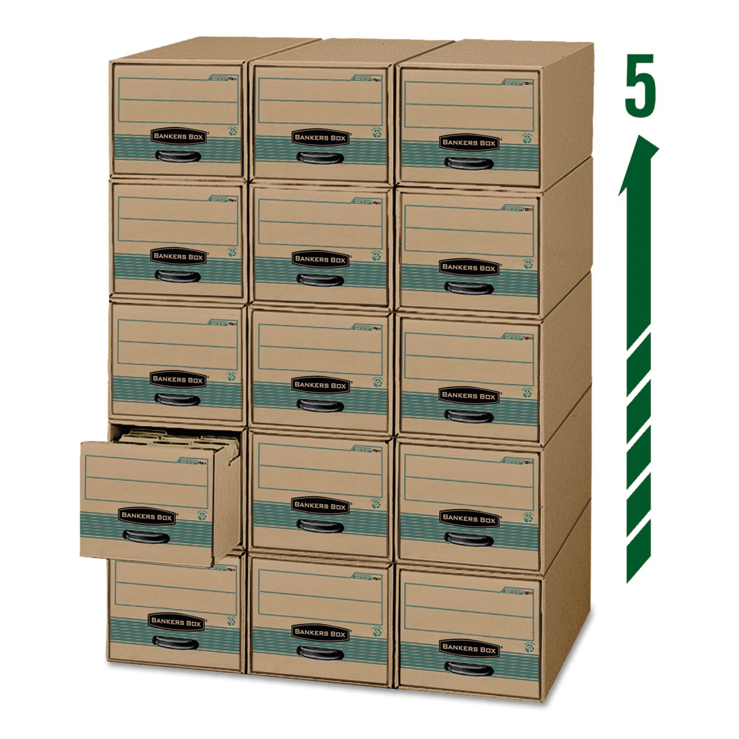 100% Recycled Steel Storage Drawer Organizer - Eco-Friendly & Durable for Home, Office, or Garage Organization