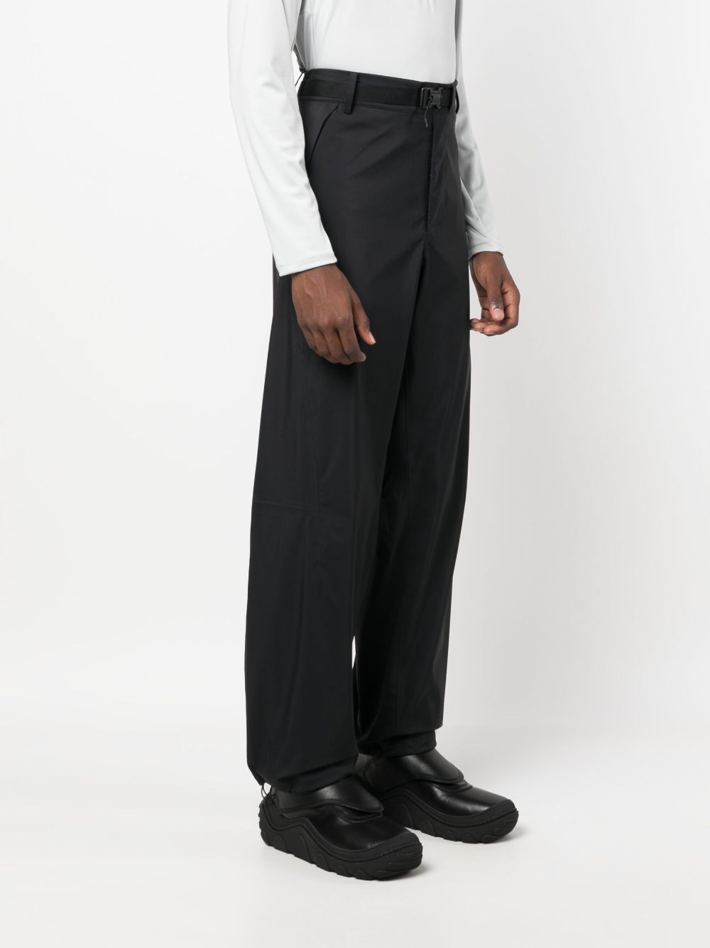 C.P. COMPANY METROPOLIS Trousers for Men - Black Casual Pants with Water-Resistant Fabric | Perfect for Urban Commuting, Travel & Outdoor Activities
