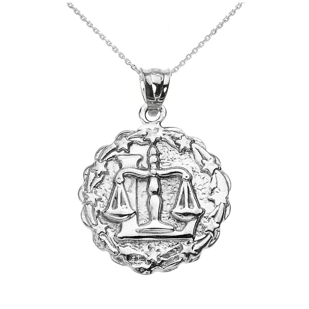 925 Sterling Silver Libra Zodiac Necklace - October Birthstone Pendant for Women | Perfect Gift for Birthday, Anniversary & Spiritual Healing
