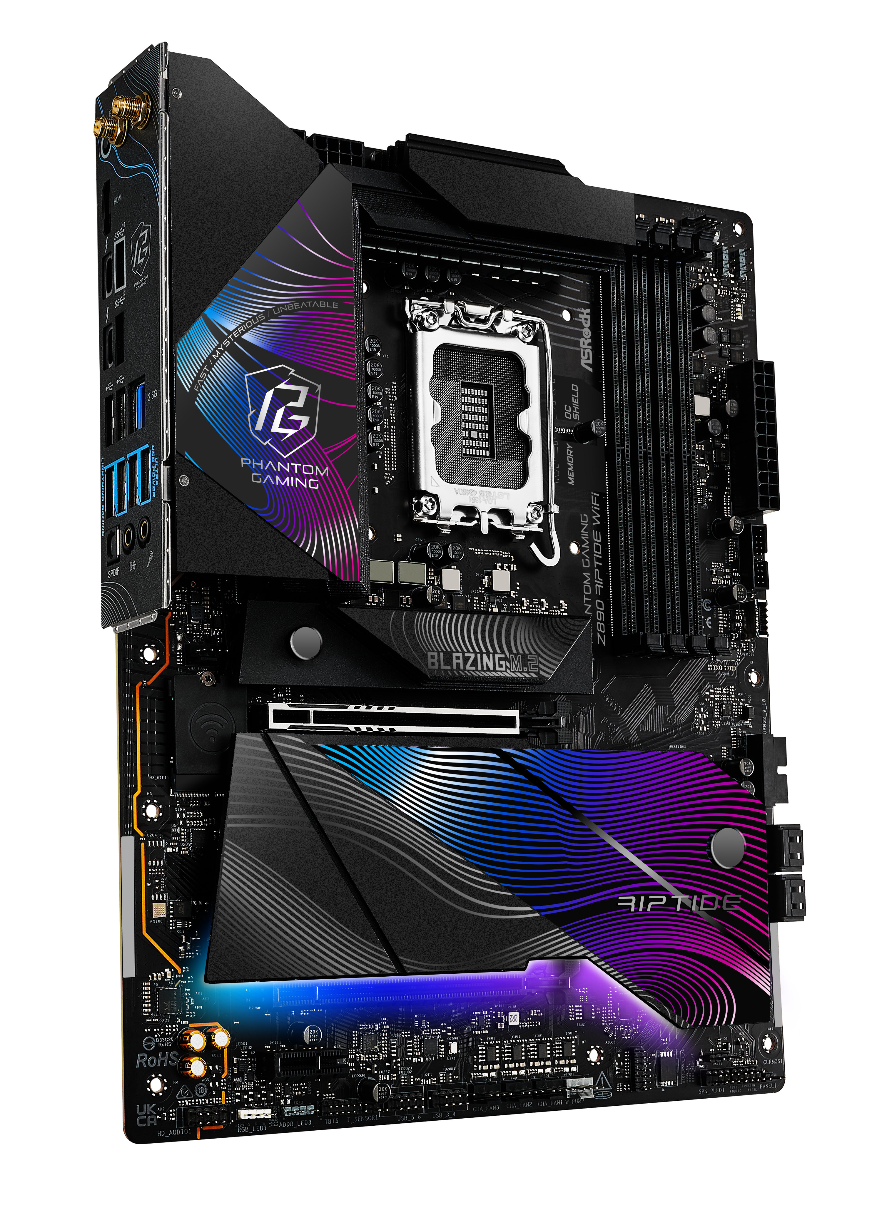ASRock Z890 Riptide WiFi ATX Motherboard - LGA 1851 Socket, DDR5 RAM Support, PCIe 5.0 | Perfect for Gaming PCs, Content Creation & High-Performance Workstations