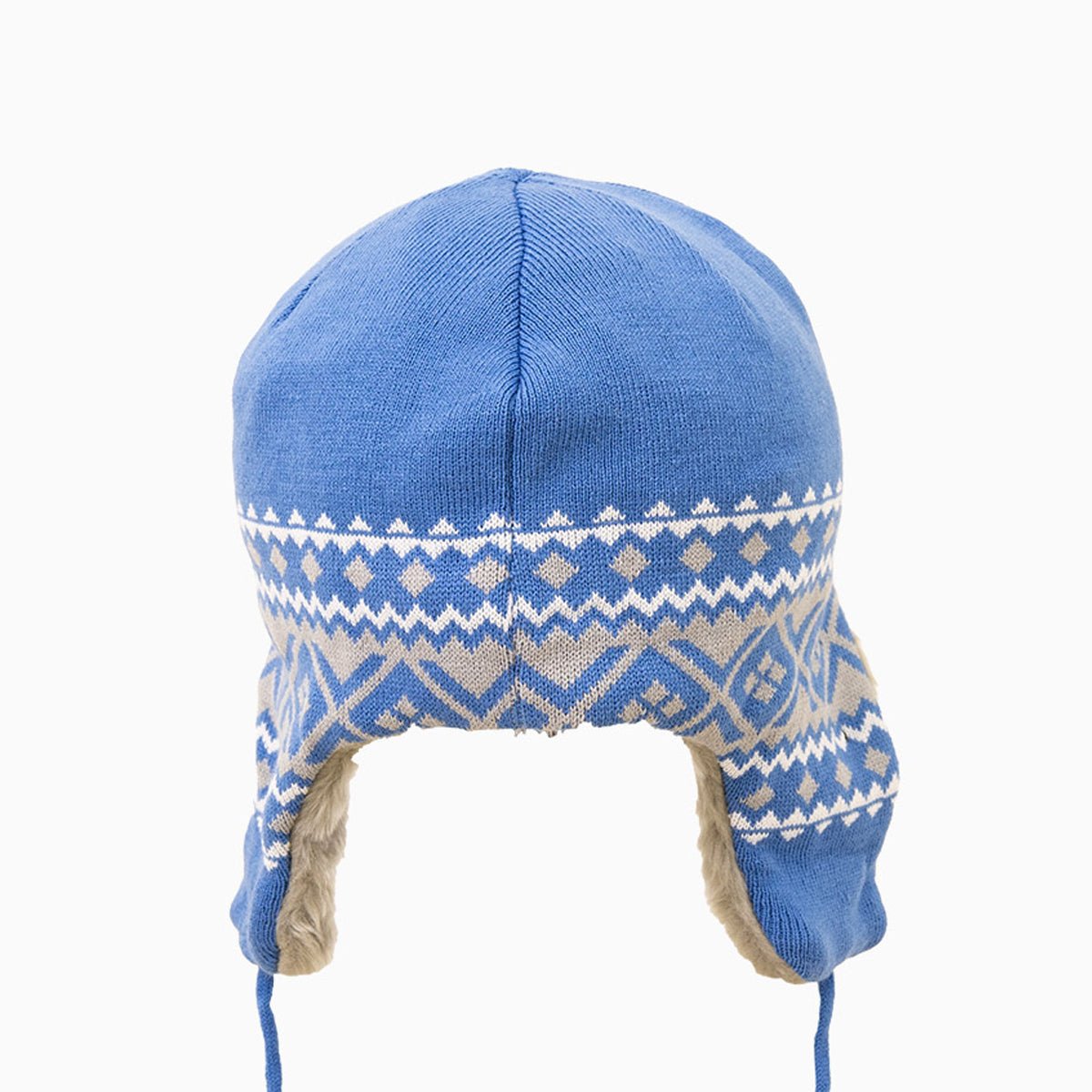 Detroit Lions NFL Trapper Knit Cuff Beanie Hat for Men & Women - Winter Warm Fleece Lined Skull Cap - Football Fan Gear for Cold Weather Games & Outdoor Activities