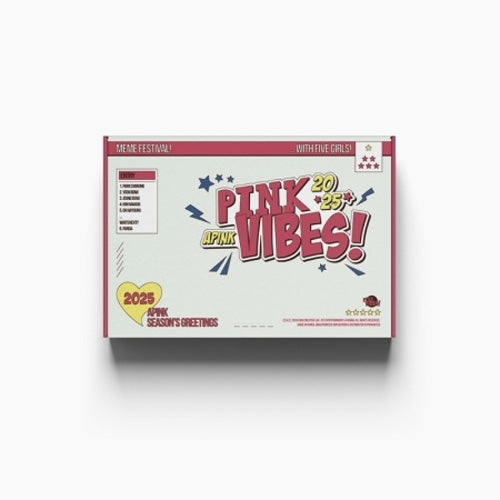 APINK 2025 Season's Greetings [PINK VIBES] - K-Pop Merchandise, Photobook & Calendar - Perfect for K-Pop Fans, Collectors and Gift Giving