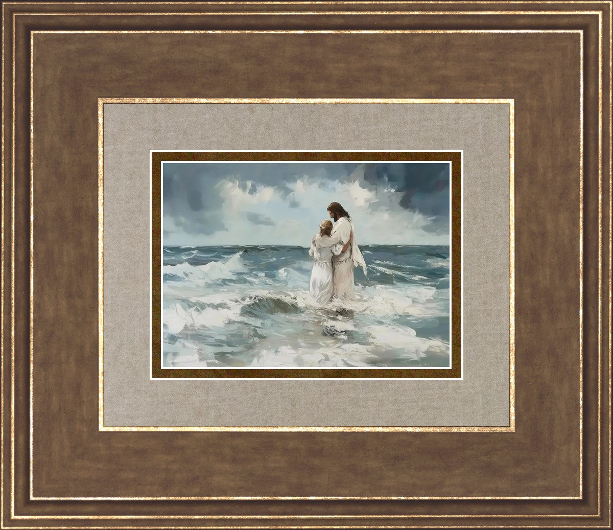 Be Still By Gabriel Heaton - Inspirational Christian Wall Art for Home & Office Decor - Perfect for Living Room, Bedroom, or Gift