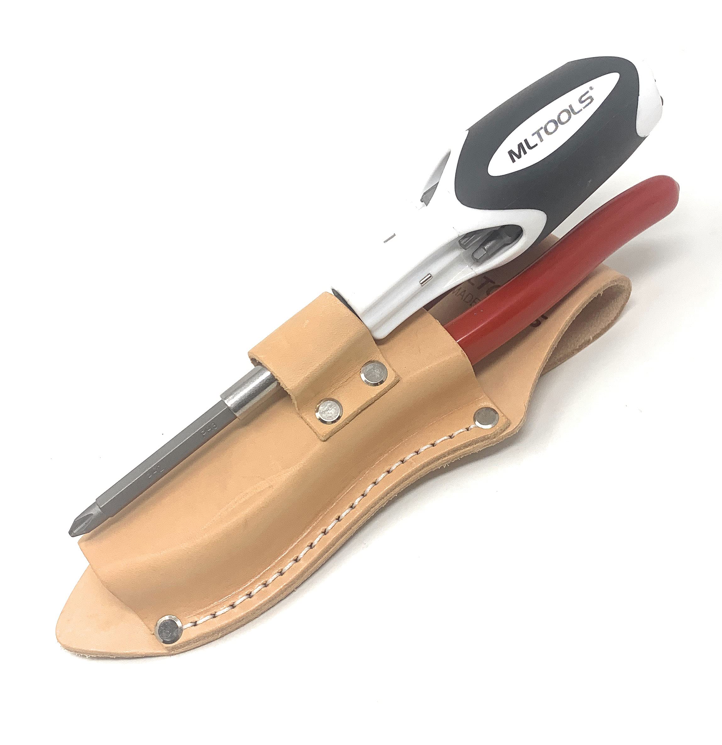 Premium Leather Holster for Hand Tools - Durable & Made in USA - Perfect for Construction, DIY & Outdoor Work