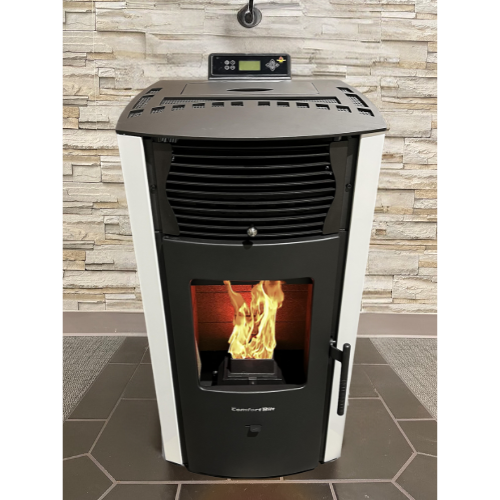 ComfortBilt HP50S Pellet Stove - High Efficiency Heating, Arctic White Finish | Perfect for Home, Cabin & RV Use