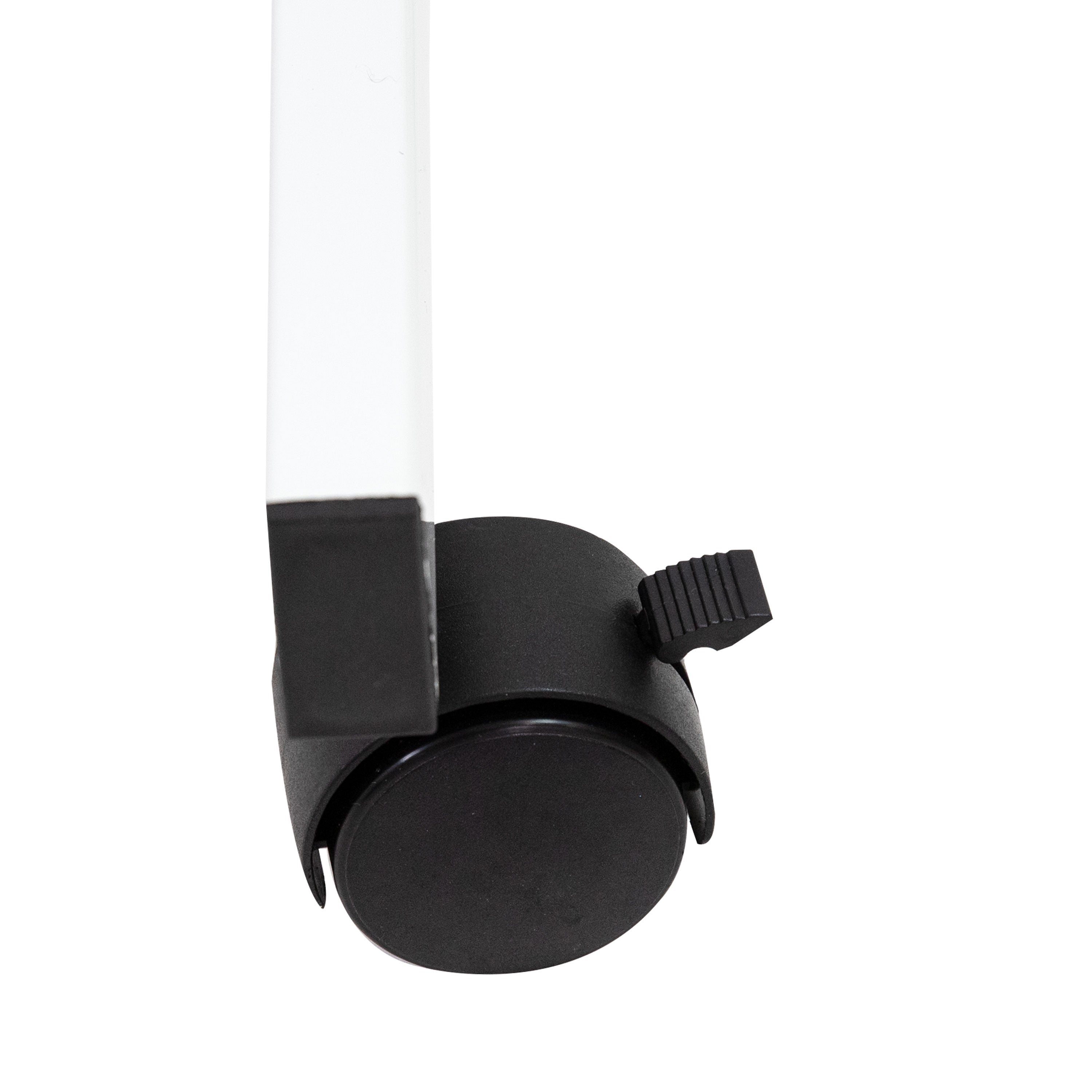 Double Sided Magnetic Whiteboard with Wheels - 77