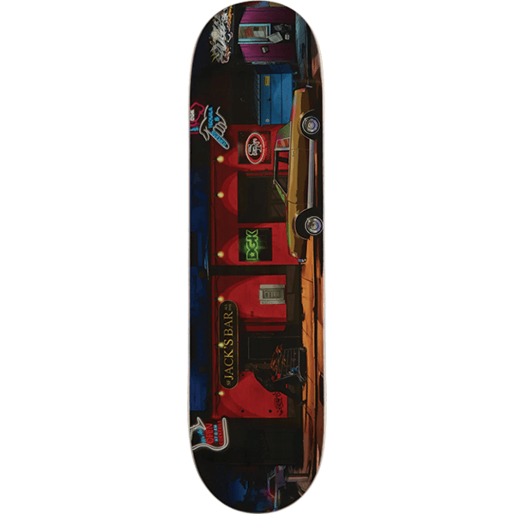 DGK Curtin Jack's Place Skateboard Deck 8.25