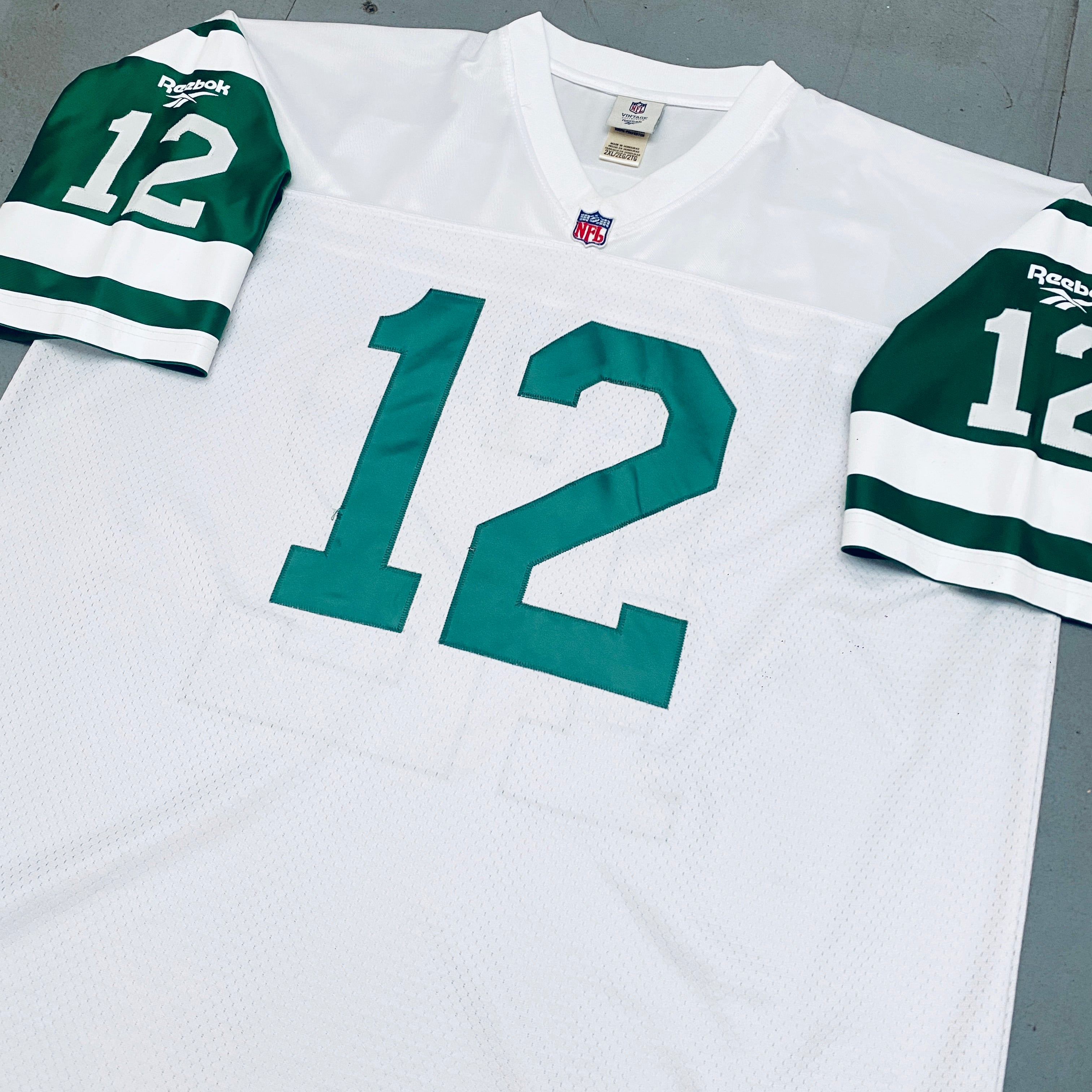 Authentic Joe Namath 1968 New York Jets Throwback Jersey - Stitched NFL Football Jersey for Men (XXL) - Perfect for Game Day, Tailgating & Fan Events