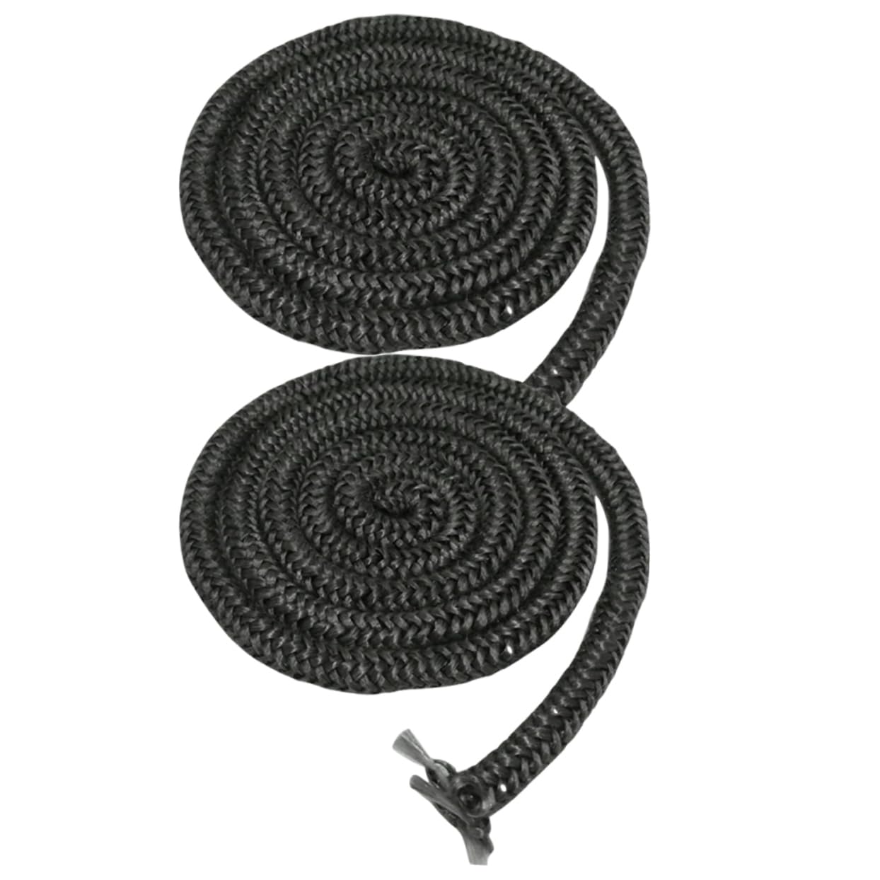 ULDIGI 2-Pack 1/4 Inch Fireplace Door Gasket - High Temperature Fiberglass Seal for Wood Stove, Fireplace & Pellet Stove Accessories - Flame Resistant, Durable Replacement for Wood Burning Stoves (Perfect for Sealing Gaps & Preventing Smoke Leaks)