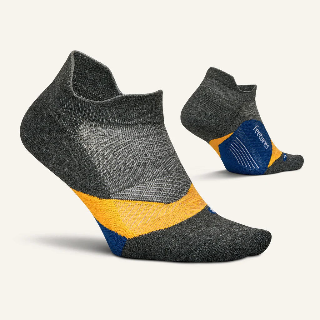 Feetures Elite Light Cushion No Show Tab Socks - Breathable Running & Athletic Socks for Men & Women - Perfect for Gym, Hiking & Everyday Wear