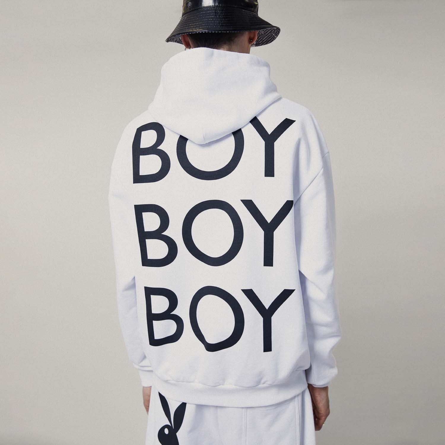 Playboy X Boy Bold Bunny Hoodie - Stylish Men's Pullover Sweatshirt for Casual Wear & Street Fashion