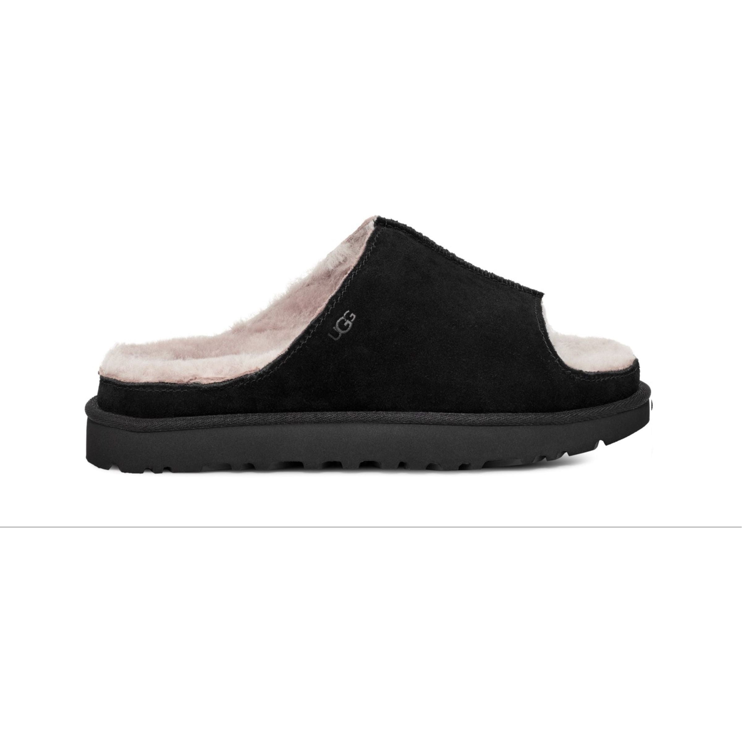 UGG Women's Greenport Slide Sandals - Comfortable House Slippers with Soft Wool Lining for Indoor/Outdoor Wear at Home or Beach