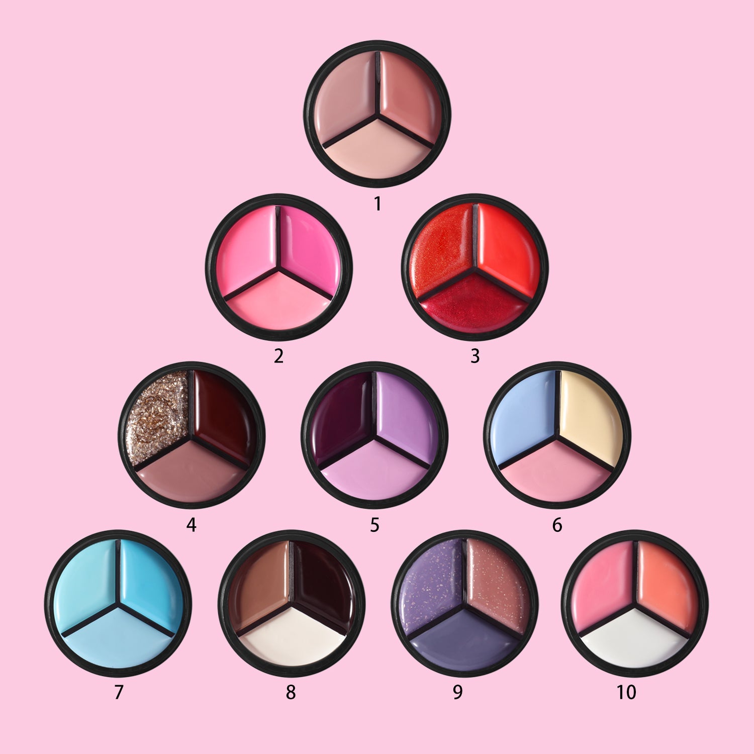 Long-Lasting 3-in-1 Solid Gel Nail Polish Set - 10ml Color Jars for Salon-Quality Manicures at Home | Perfect for DIY Nail Art, Special Occasions & Gift Giving