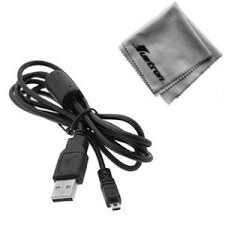 HUETRON Nikon Coolpix L28 Digital Camera USB 2.0 Cable & Microfiber Cleaning Cloth - Compatible with LCD Screens, Tablets, Phones, Laptops, Glasses & Camera Lenses - Perfect for Travel, Office & Home Electronics Cleaning