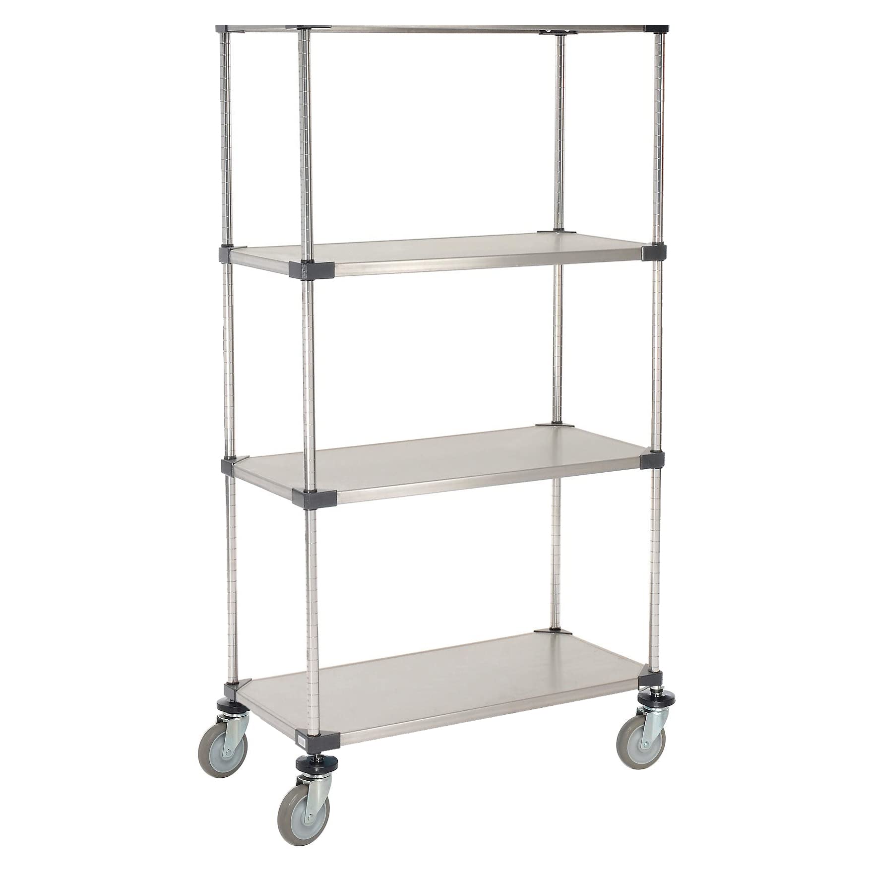 Stainless Steel Nexel Solid Shelf Stem Caster Truck - 18