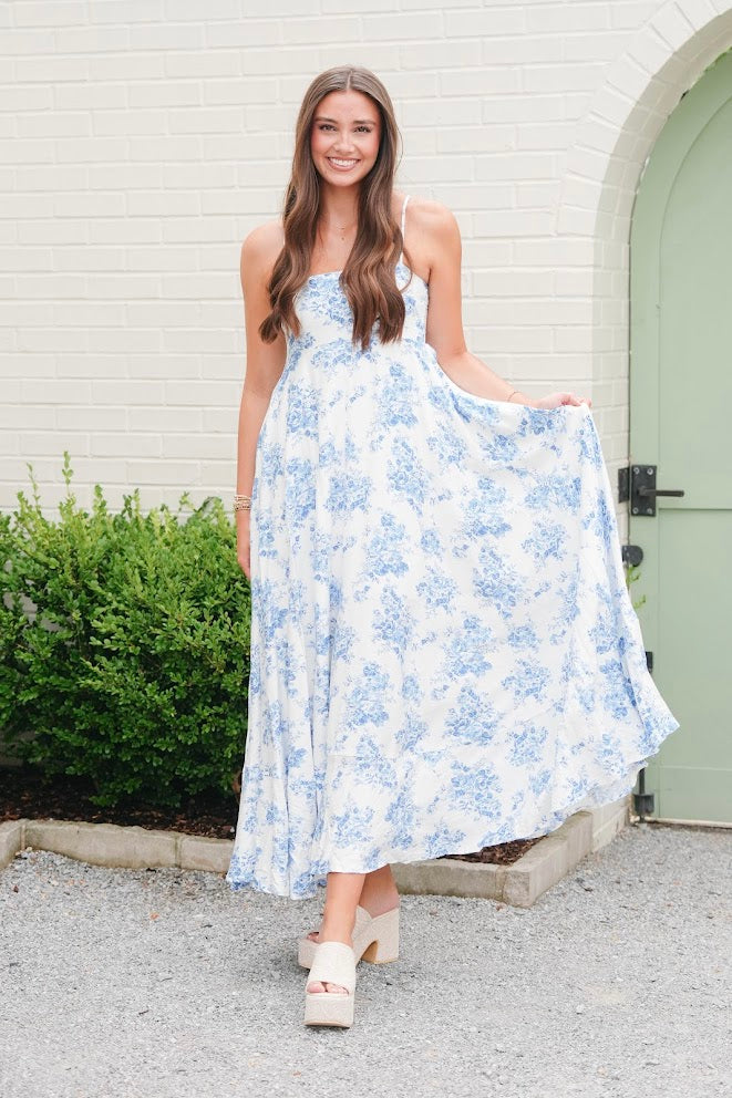 Island Hour Dress - Flowy Summer Maxi Dress for Women, Beach Cover Up, Boho Chic Vacation Outfit | Perfect for Beach Parties, Vacations & Casual Wear