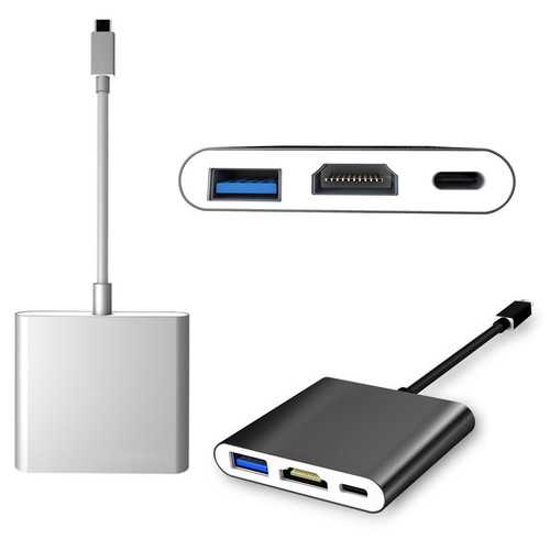 Coov SH350 Portable USB C Hub Dock for Nintendo Switch - 4K HDMI, 3 USB Ports, Ethernet Adapter - Perfect for Gaming, Streaming & Home Office Setup
