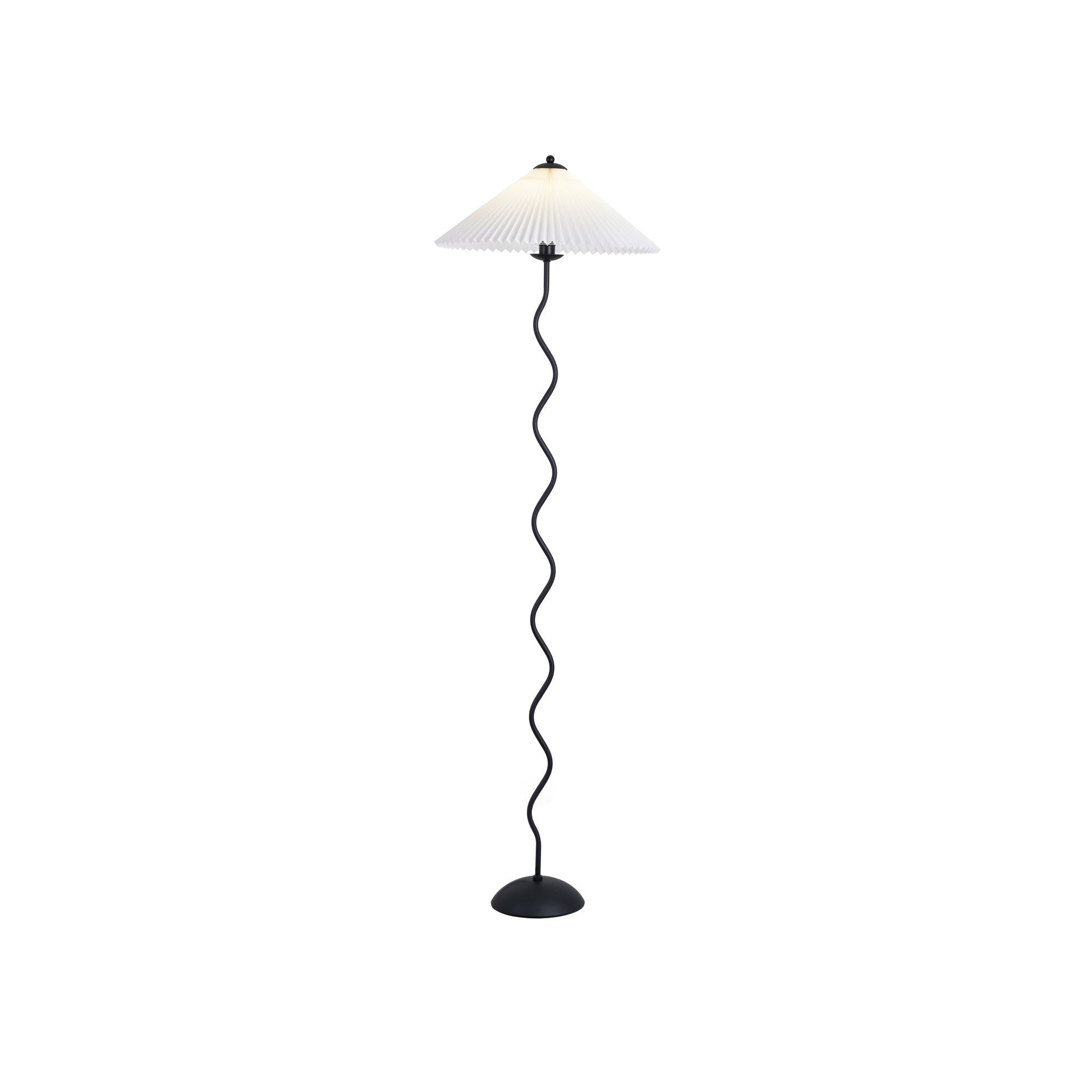 Modern Squiggle Floor Lamp - Adjustable LED Standing Light for Living Room, Bedroom & Office - Stylish Home Decor Lighting for Reading & Relaxation