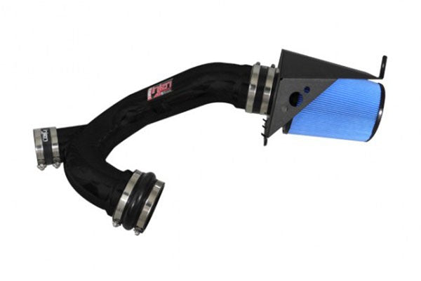 2012-2013 Ford F-150 3.5L EcoBoost Turbo Performance Air Intake System - Wrinkle Black Finish - Improves Horsepower & Fuel Efficiency for Off-Road & Towing