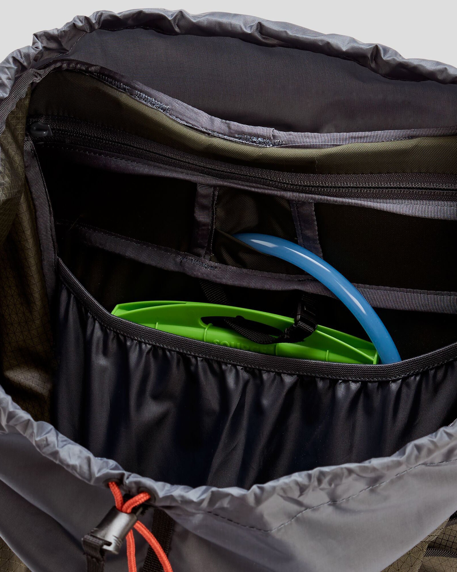 Valorous Pack 58L Dark Moss - Lightweight Hiking Backpack for Outdoor Camping & Travel Adventures