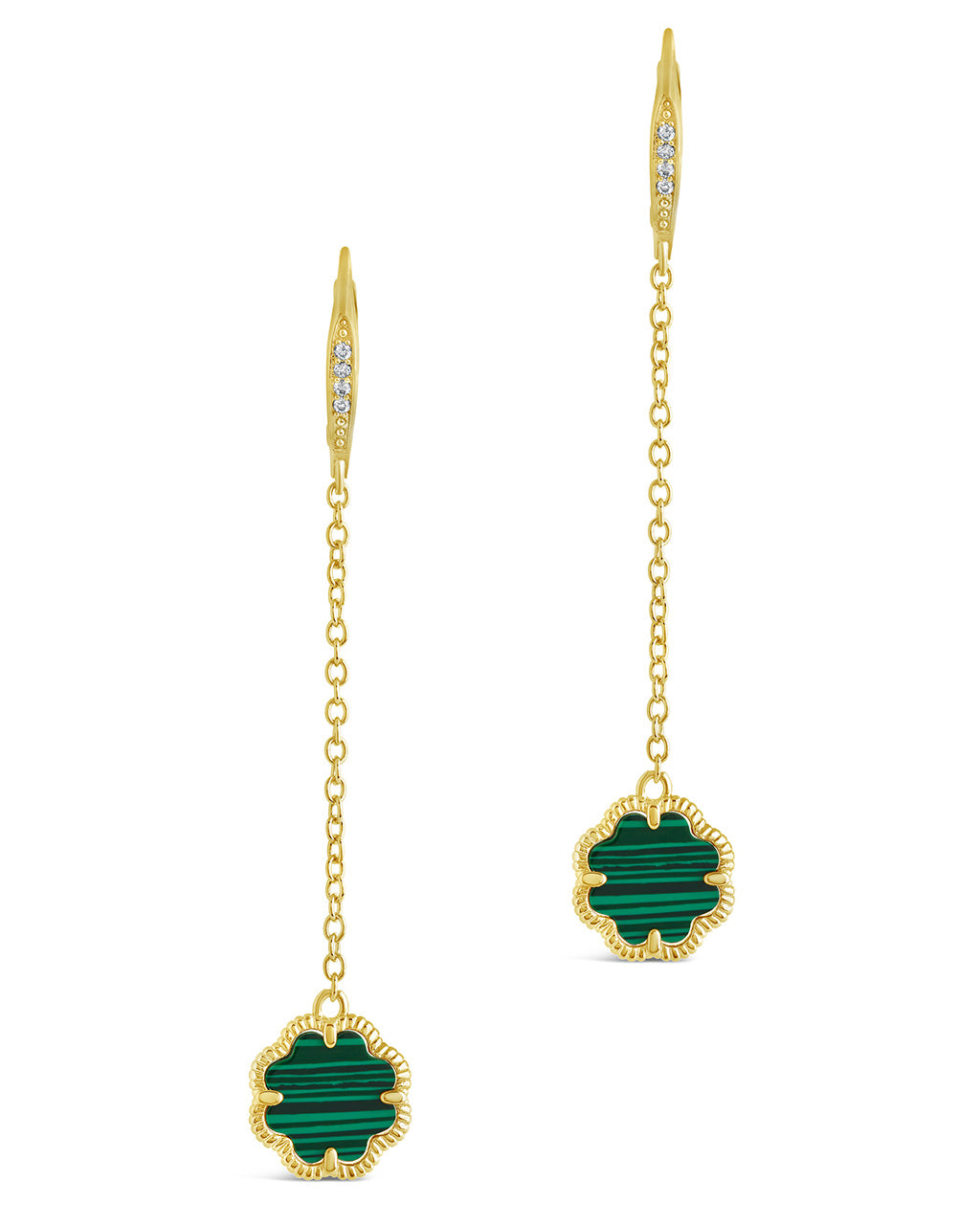 Elegant Rose Petal Long Drop Earrings for Women - Romantic Floral Dangle Jewelry for Date Night & Special Occasions