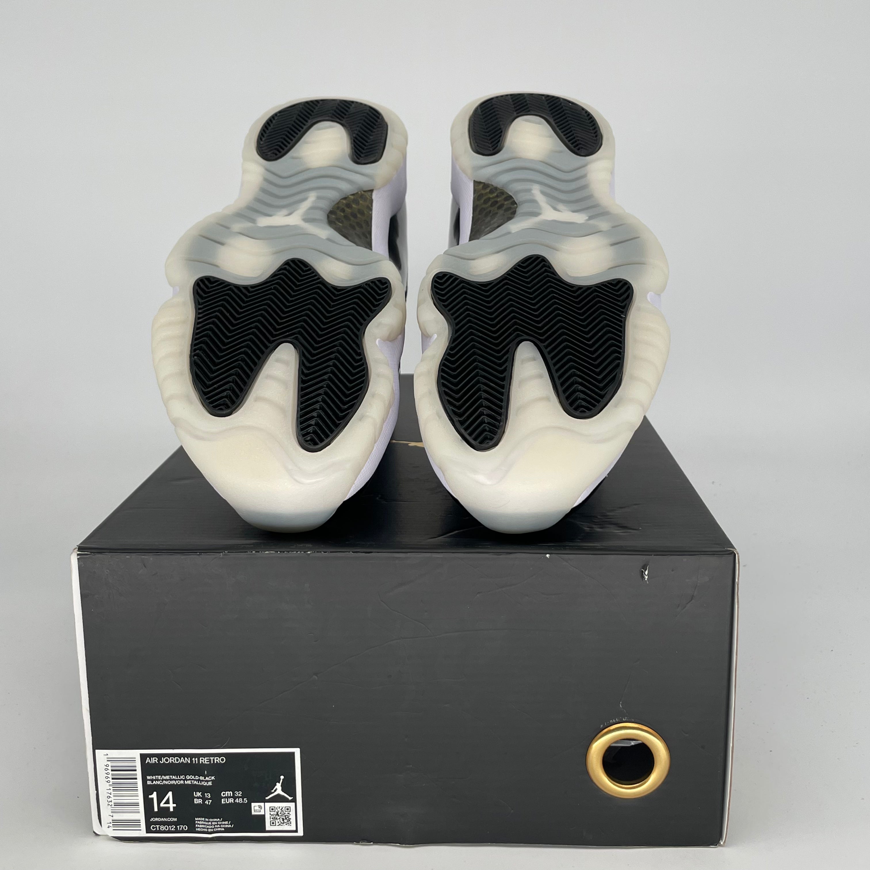AIR JORDAN 11 DMP GRATITUDE Basketball Shoes Men's Size 14 (CT8012-170) - Perfect for Court Play & Sneaker Collectors