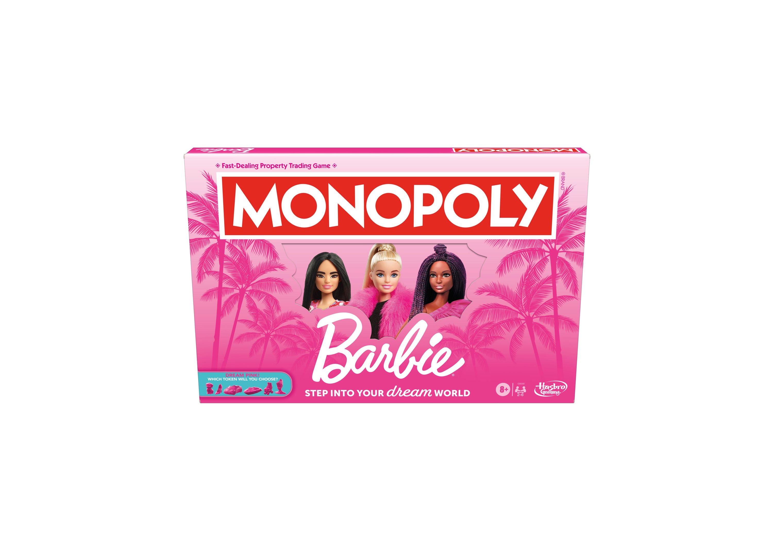 Barbie Monopoly Edition Board Game - Fun Family Game Night for Kids & Adults - Perfect for Birthday Parties & Sleepovers