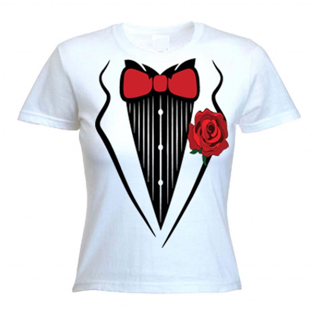 Stylish Women's Tribal Print T-Shirt | Elegant Tuxedo Fancy Dress Top for Casual Wear & Costume Parties
