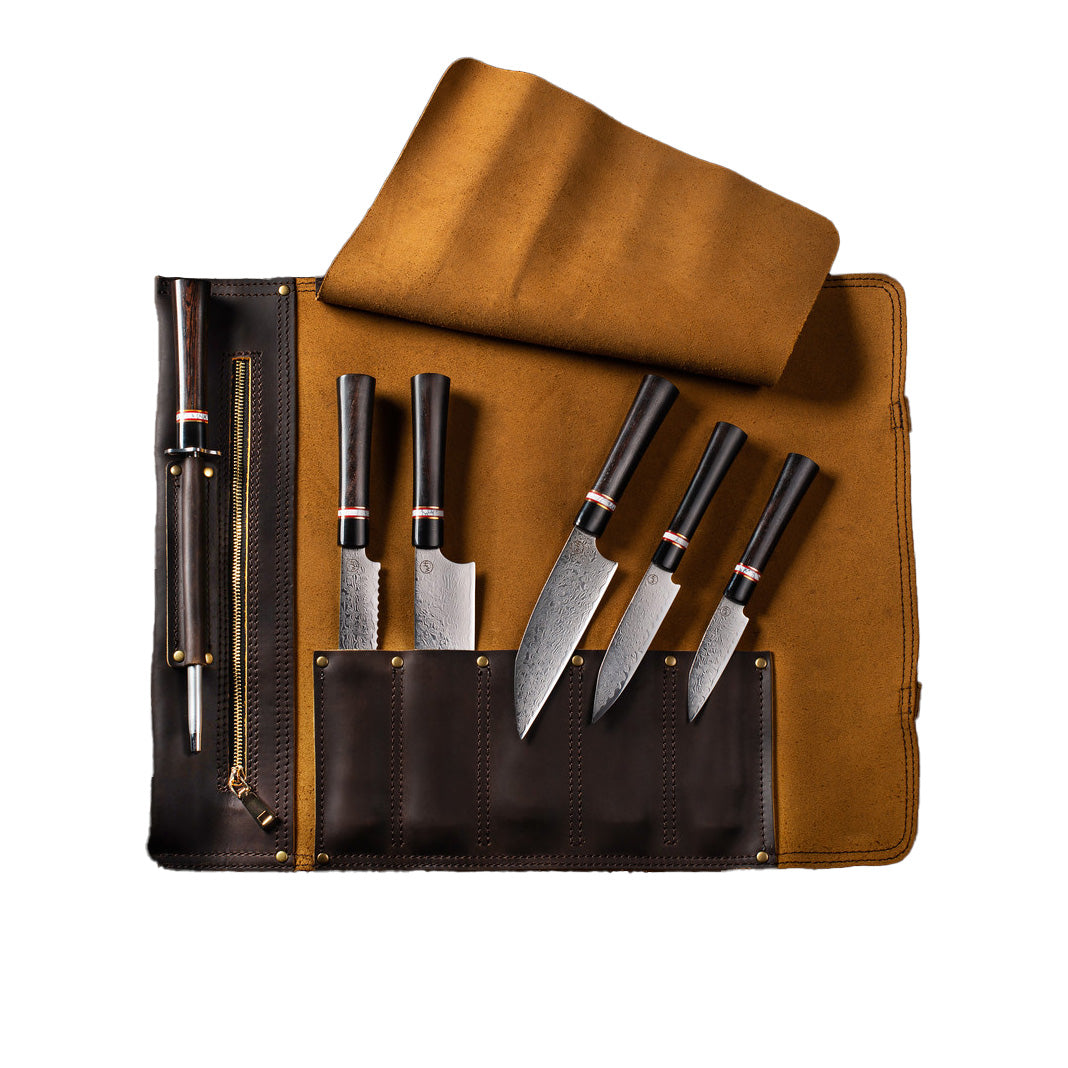 Kultro Gourmet Chef Knife - Premium Ebony Walnut Handle - Perfect for Professional Chefs & Home Cooking