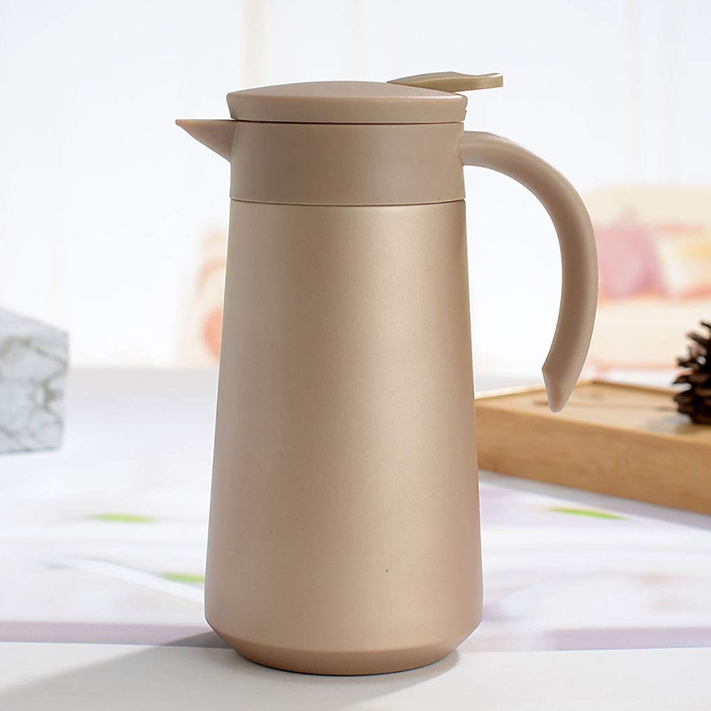 Stainless Steel Thermal Coffee Carafe 27oz - Vacuum Insulated for Tea & Milk - Home & Office Use