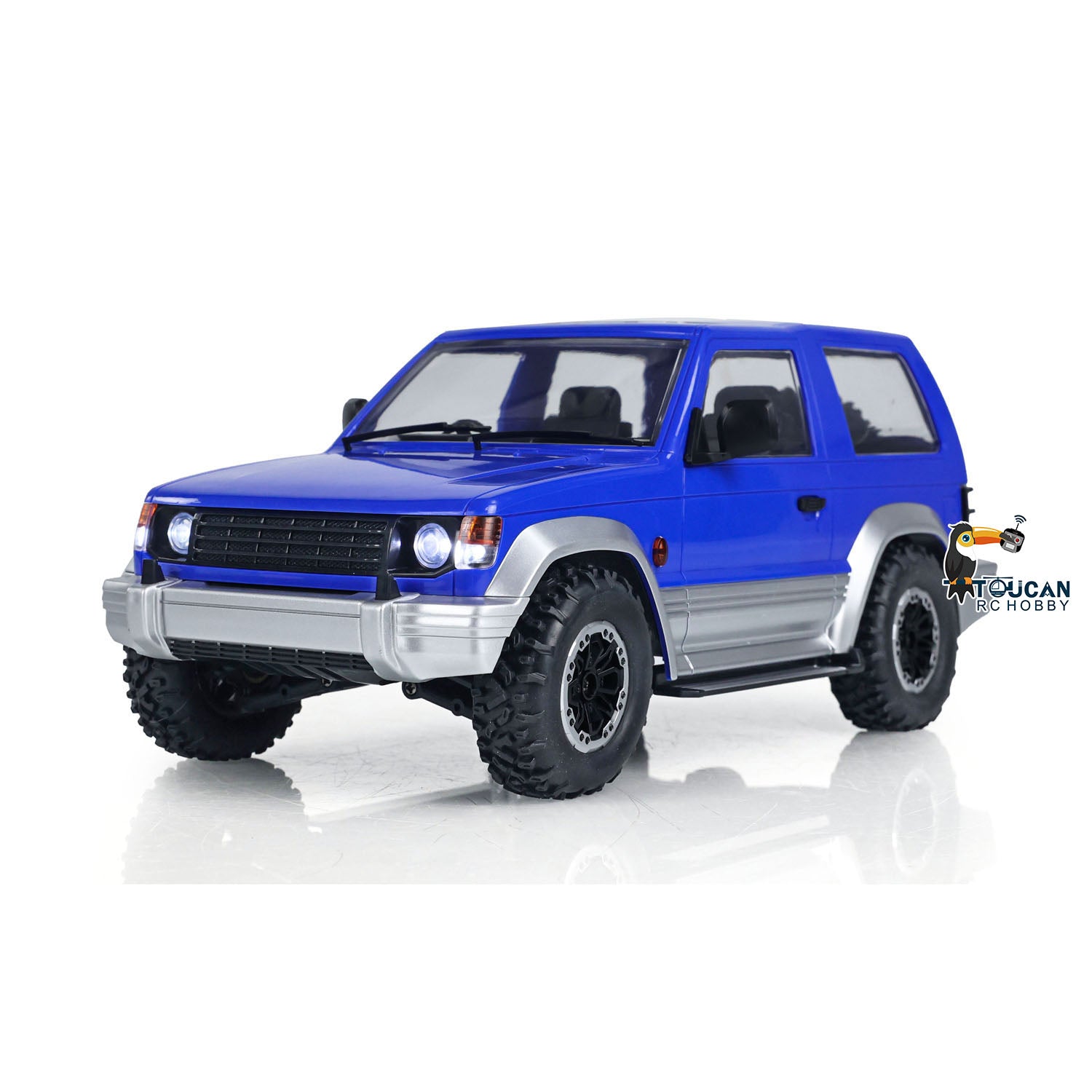 1/14 Scale 4WD V25 4x4 RC Crawler Car - Wireless Remote Control Off-Road Vehicle with LED Lights (US Stock) - Perfect for Rock Crawling, Trail Adventures & Backyard Racing