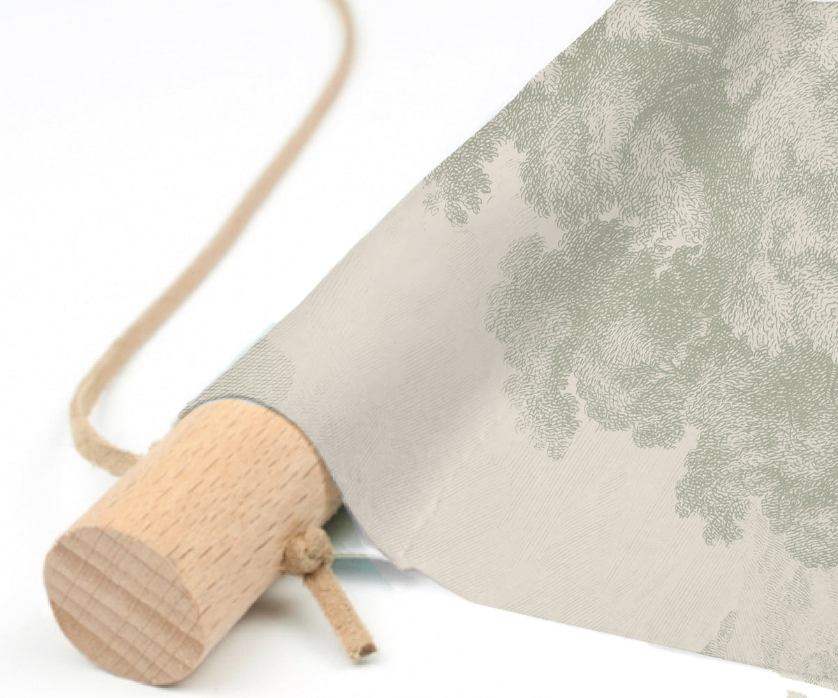 Eco-Friendly Textile Poster - Engraved Green Wall Art for Home & Office Decor