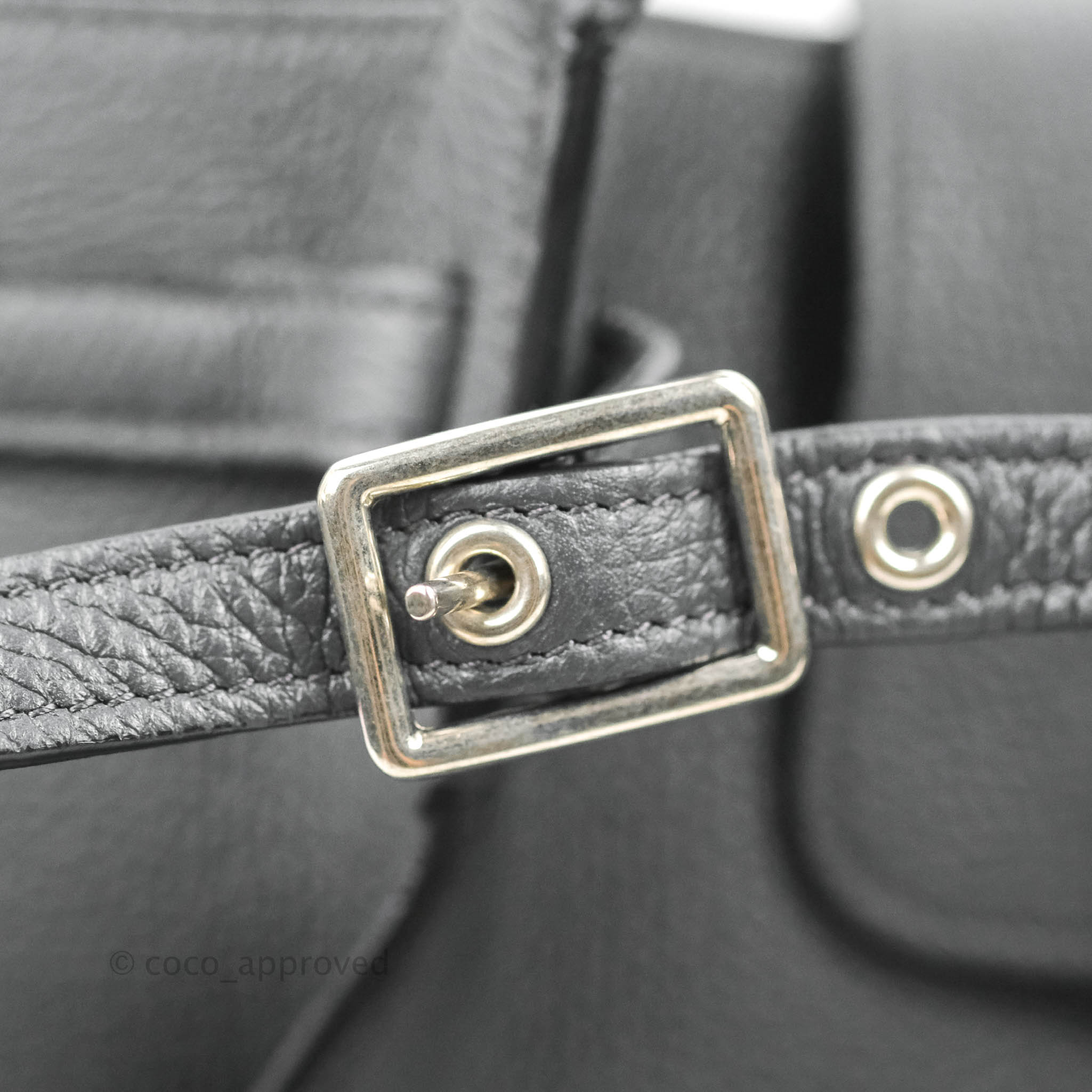 Celine Small Big Bag Black Supple Grained Leather Handbag with Silver Hardware - Perfect for Work, Travel & Everyday Luxury