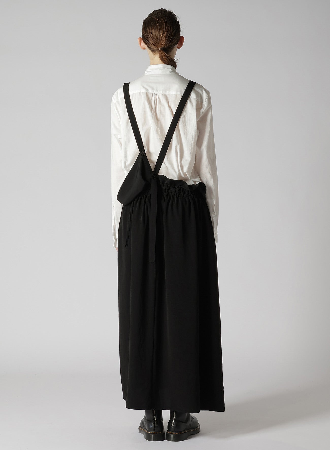 Elegant Crepe de Chine Gathered Jumper Dress for Women - Perfect for Casual Outings, Office Wear & Special Occasions