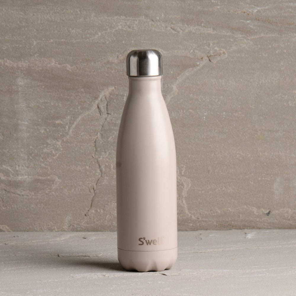 S'well Satin 17oz (500mL) Stainless Steel Water Bottle - Insulated, Leak-Proof & Eco-Friendly for Gym, Hiking & Travel